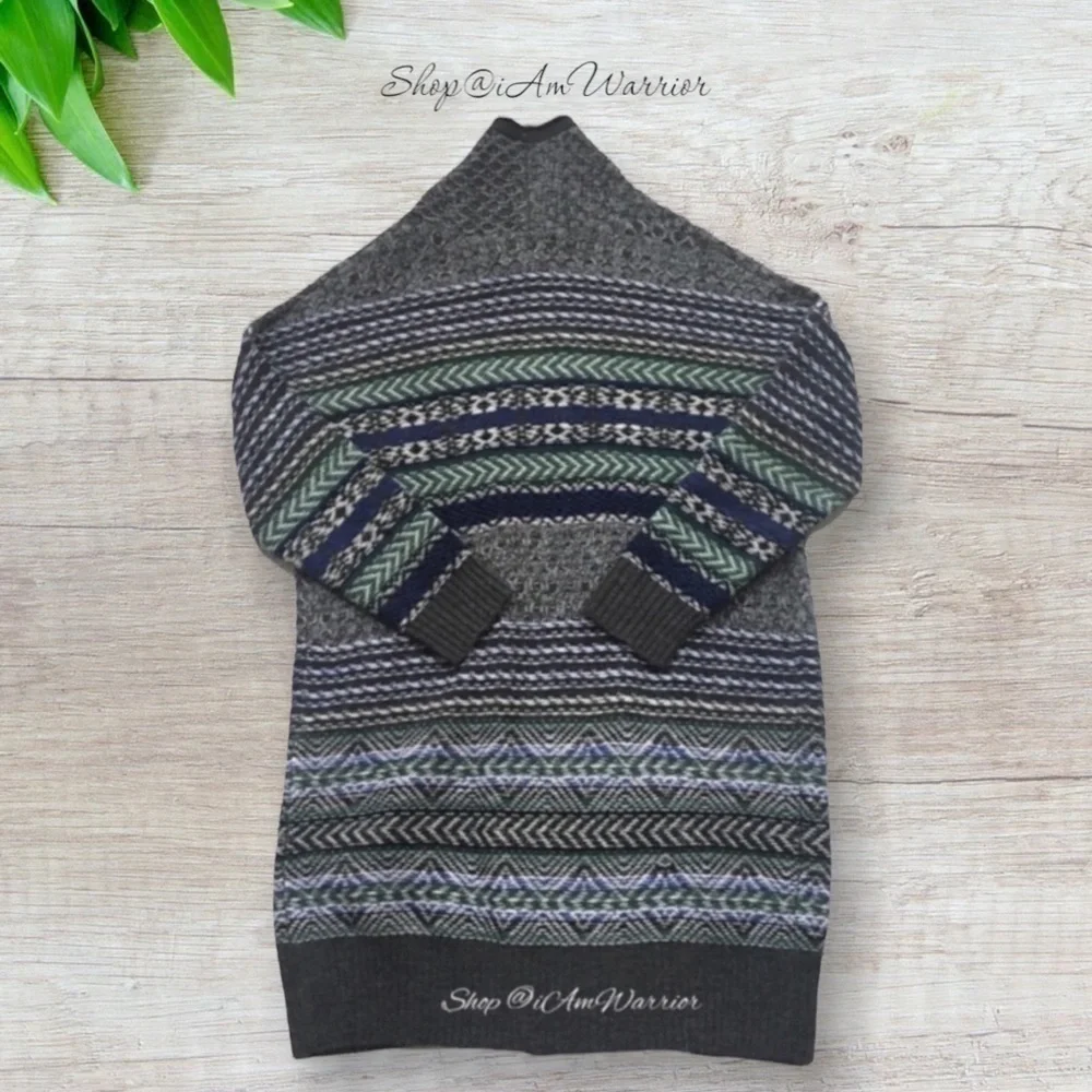 Jessica Simpson blue/gray duster cardigan sweater *shop@iamwarrior